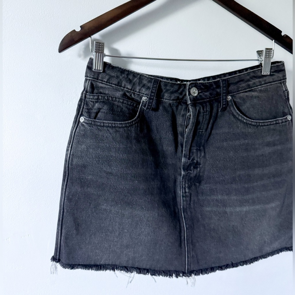 We The Free Button Fly Denim Skirt - Picture 2 of 7